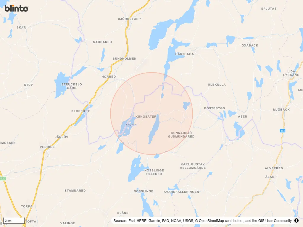 Karta över 2 Kungsäter