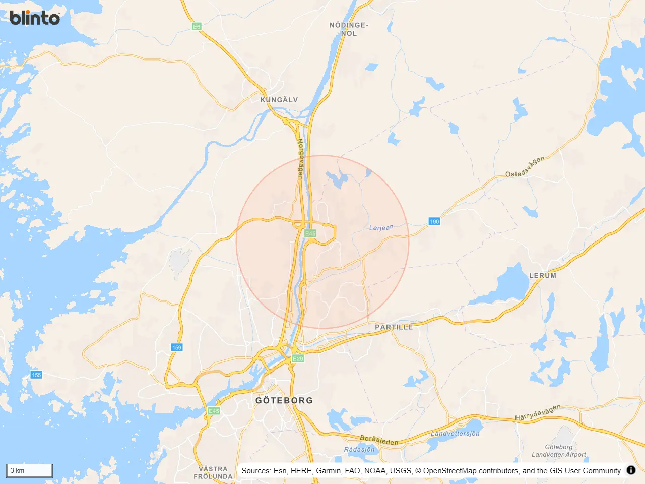 Karta &ouml;ver Agnesberg