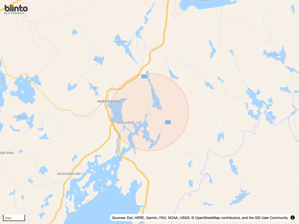 Karta över ÅMMEBERG