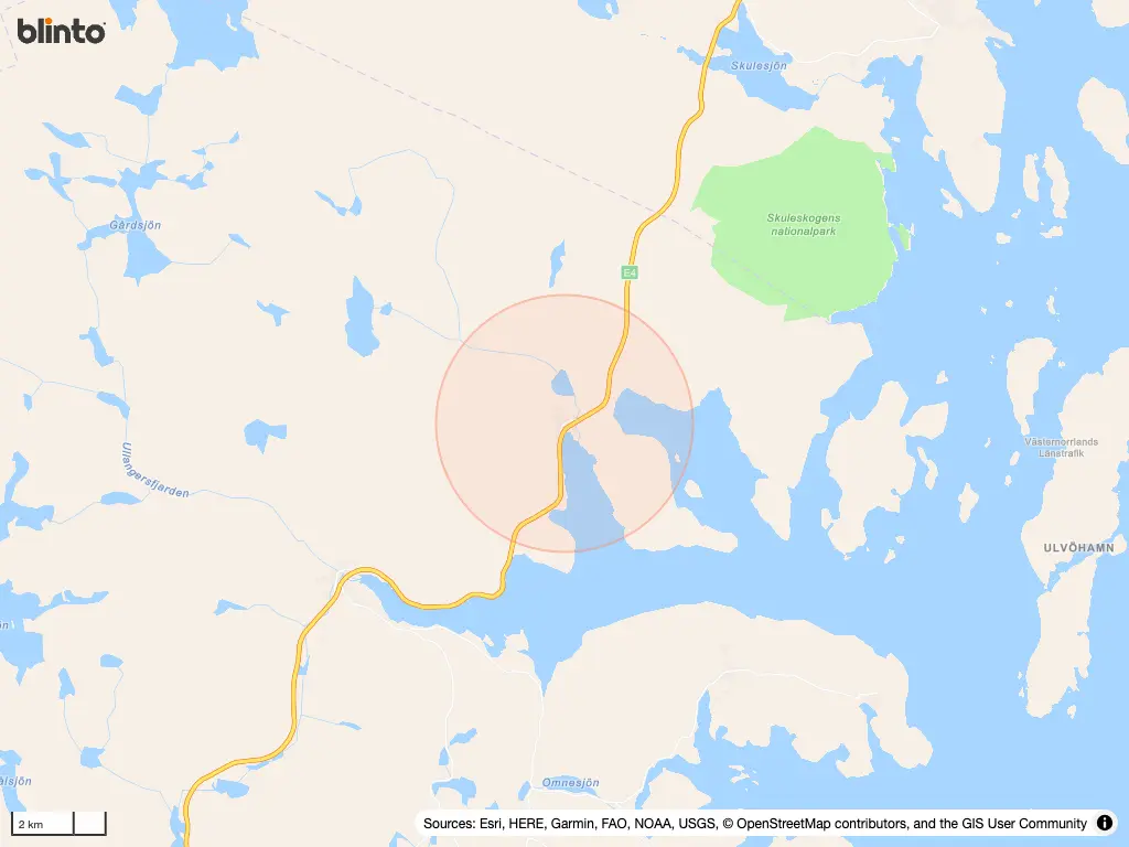 Karta över Docksta