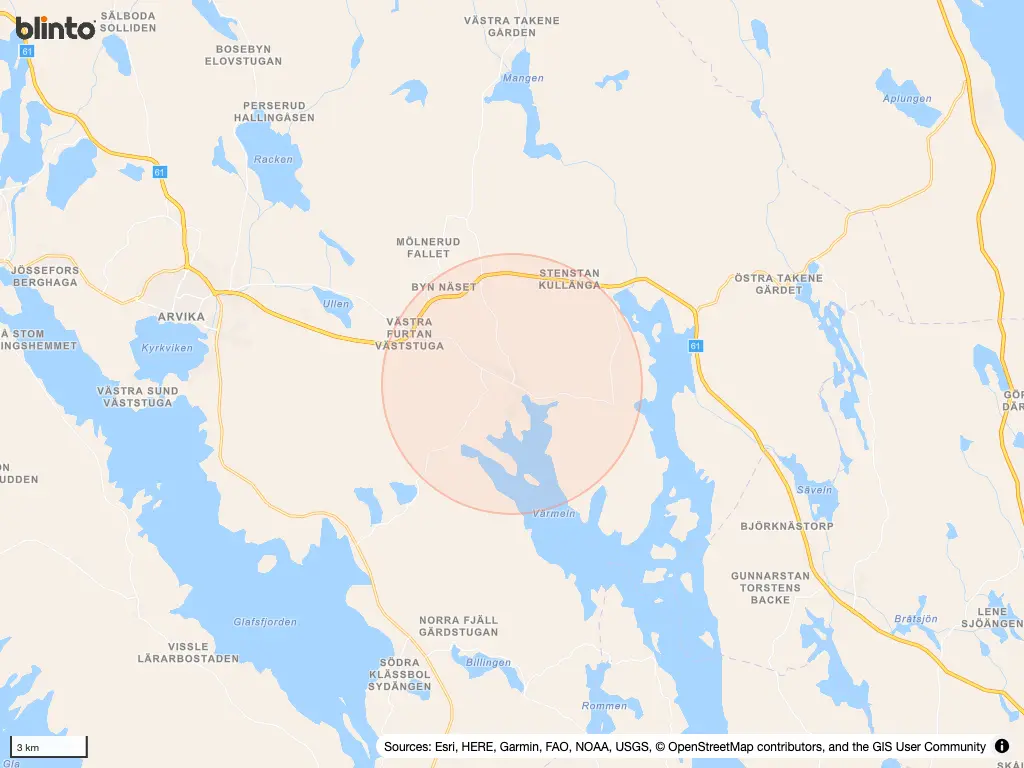 Karta &ouml;ver EDANE