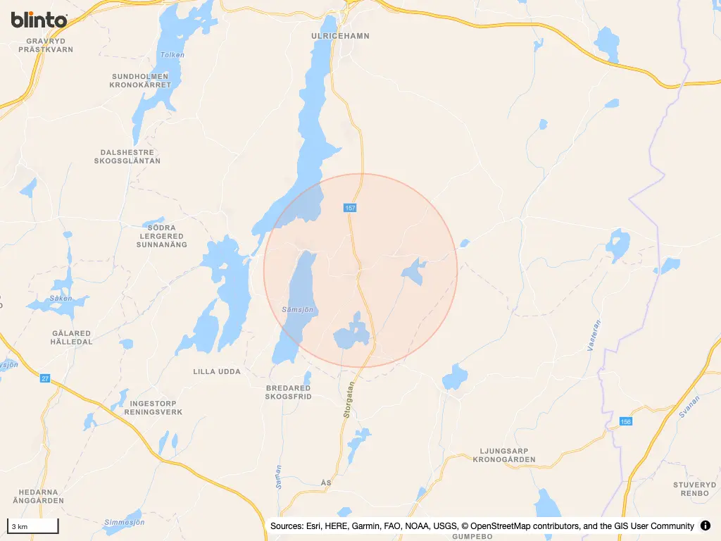 Karta över GÄLLSTAD