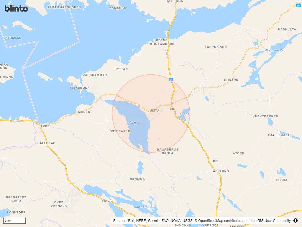 Karta över Julita