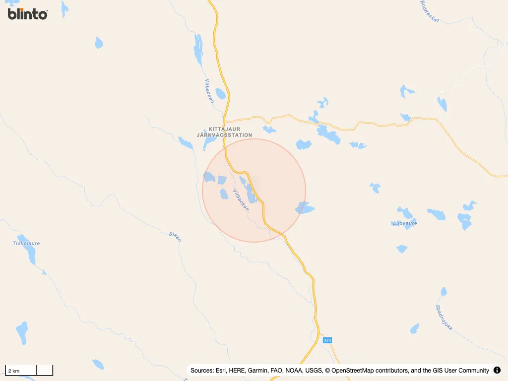 Karta &ouml;ver KÅBDALIS