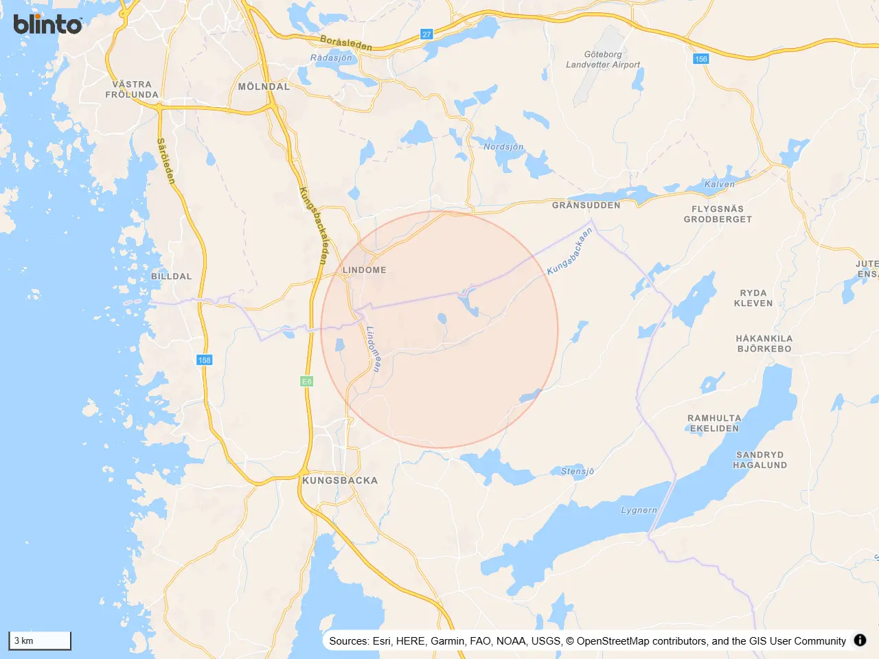 Karta &ouml;ver Kunsgbacka