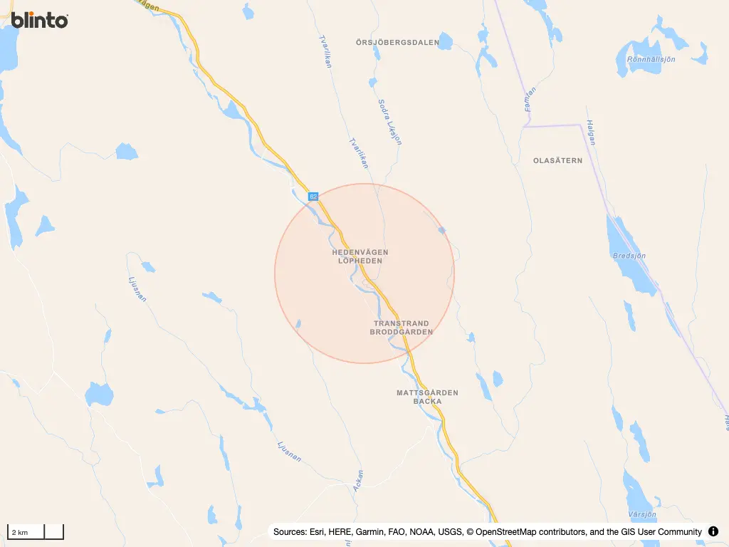 Karta &ouml;ver LIKENÄS