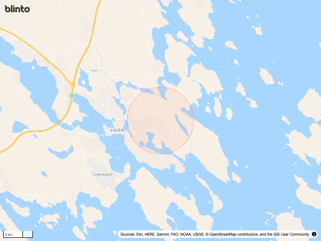 Karta över LULEÅ