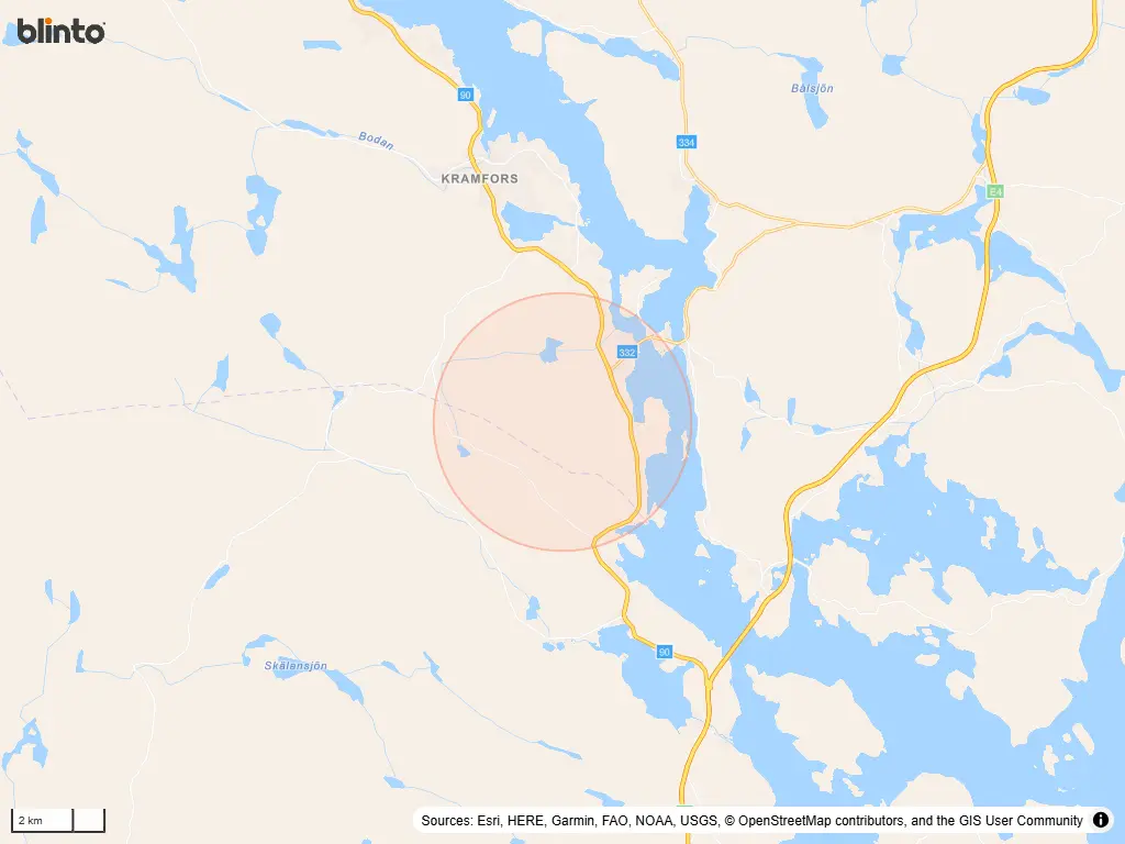 Karta över Lunde