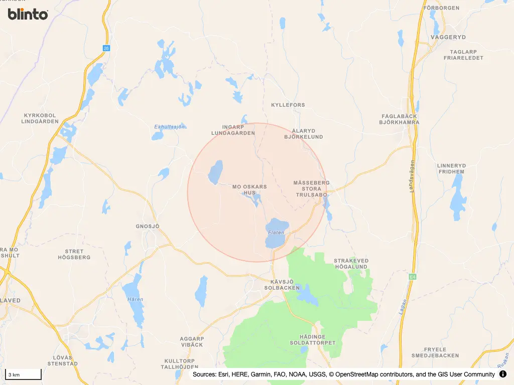 Karta &ouml;ver Marieholmsbruk