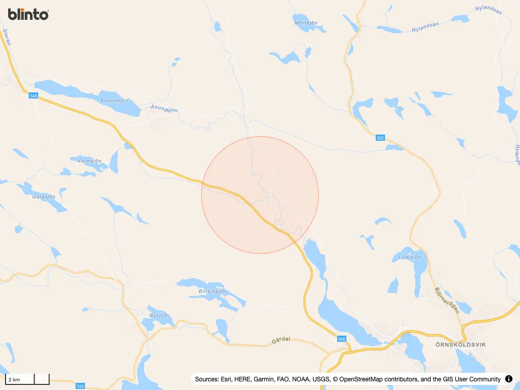 Karta &ouml;ver MOLIDEN