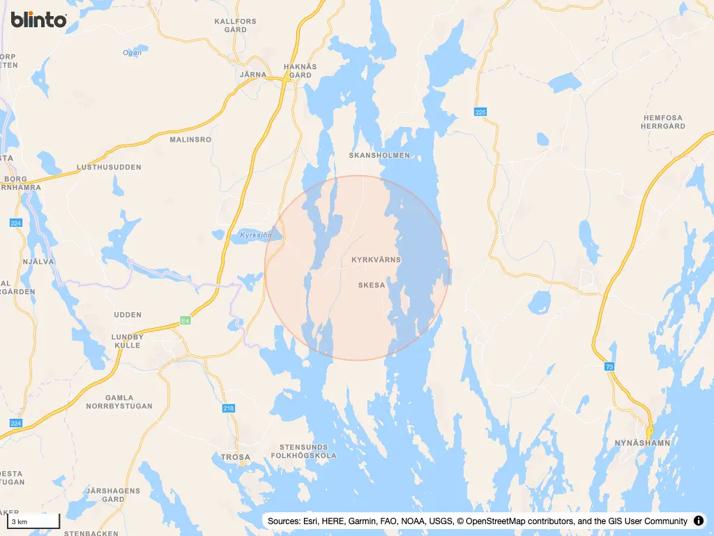 Karta &ouml;ver Mörkö