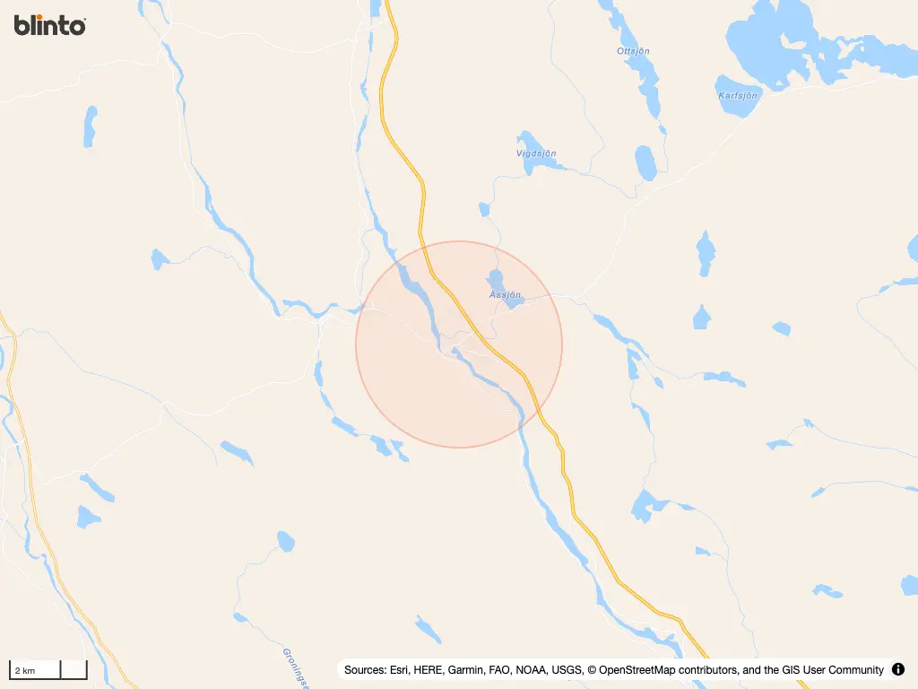 Karta över Näsåker