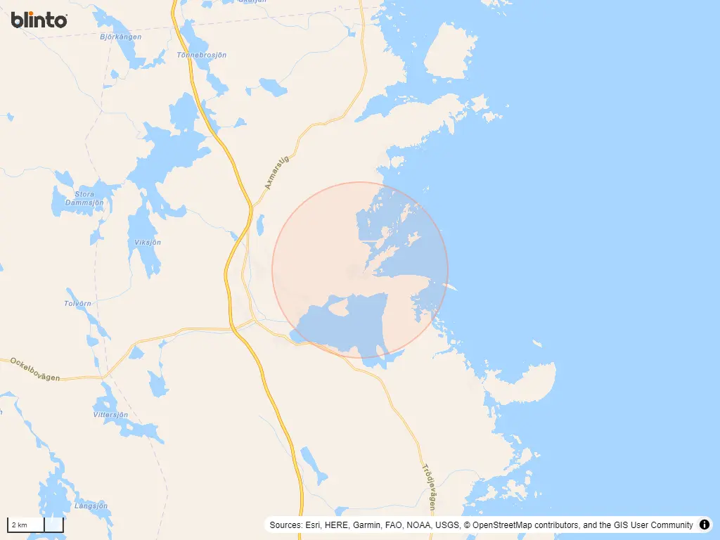 Karta över Norrsundet