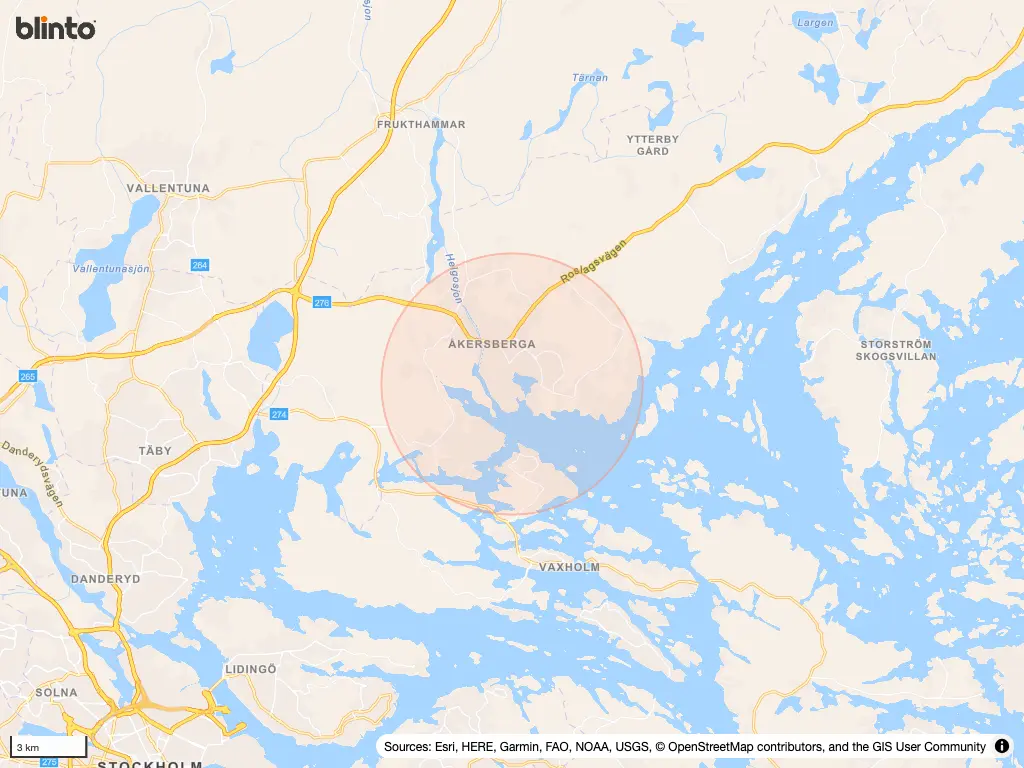 Karta över ÖSTERSKÄR
