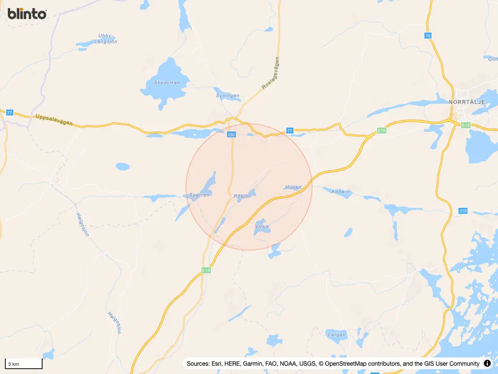Karta &ouml;ver Östhammar