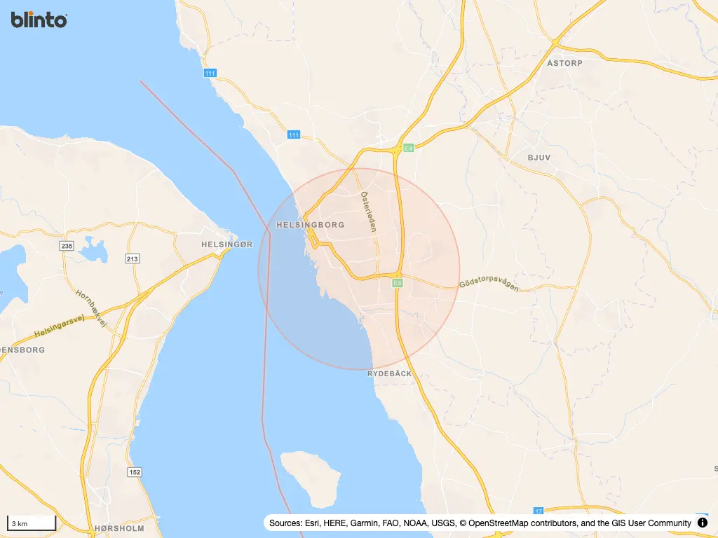 Karta &ouml;ver Ramlösa