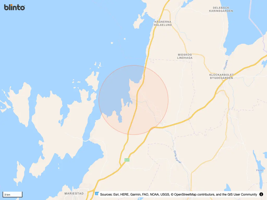 Karta över SJÖTORP