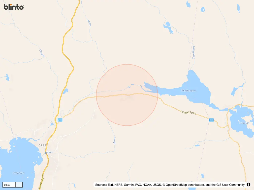 Karta över SKATTUNGBYN