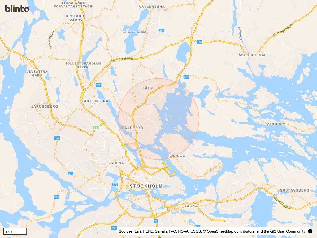 Karta &ouml;ver Svalnäsvägen 7