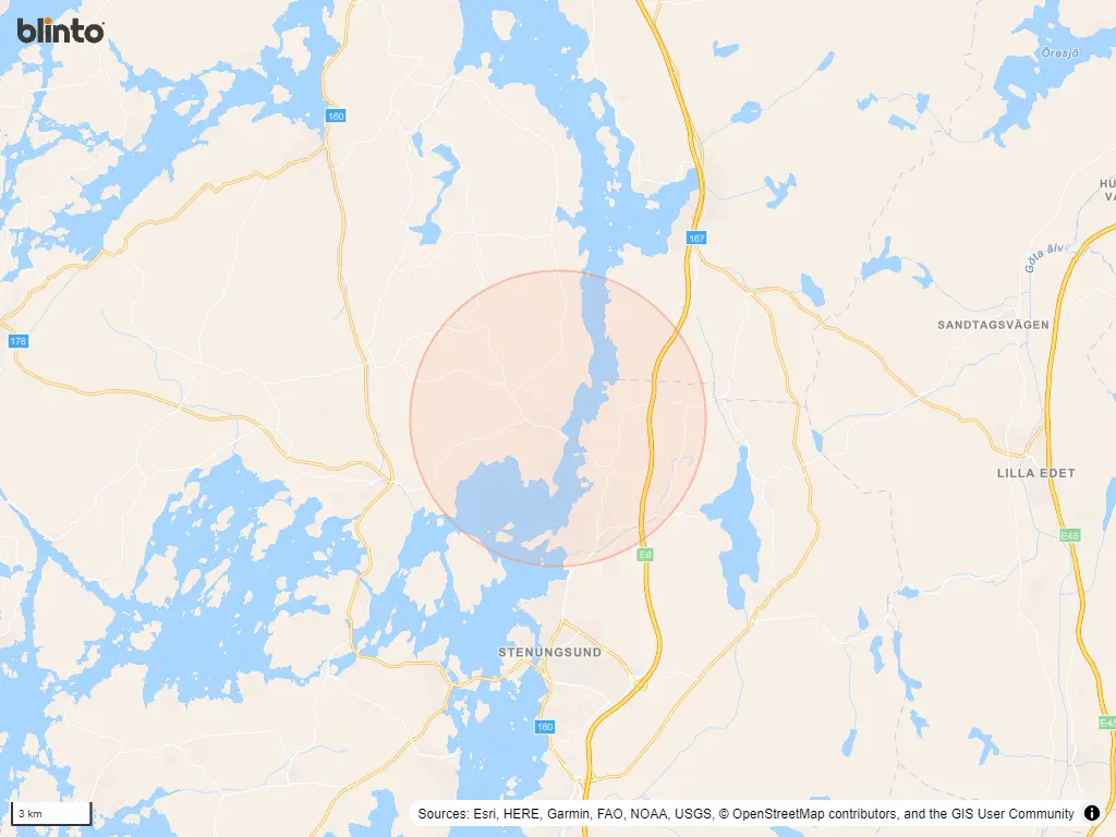 Karta över Svanesund
