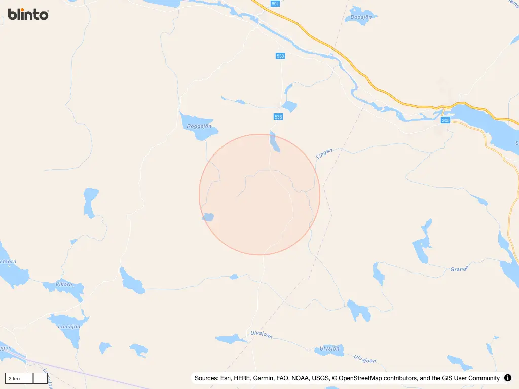 Karta över Torpshamnar