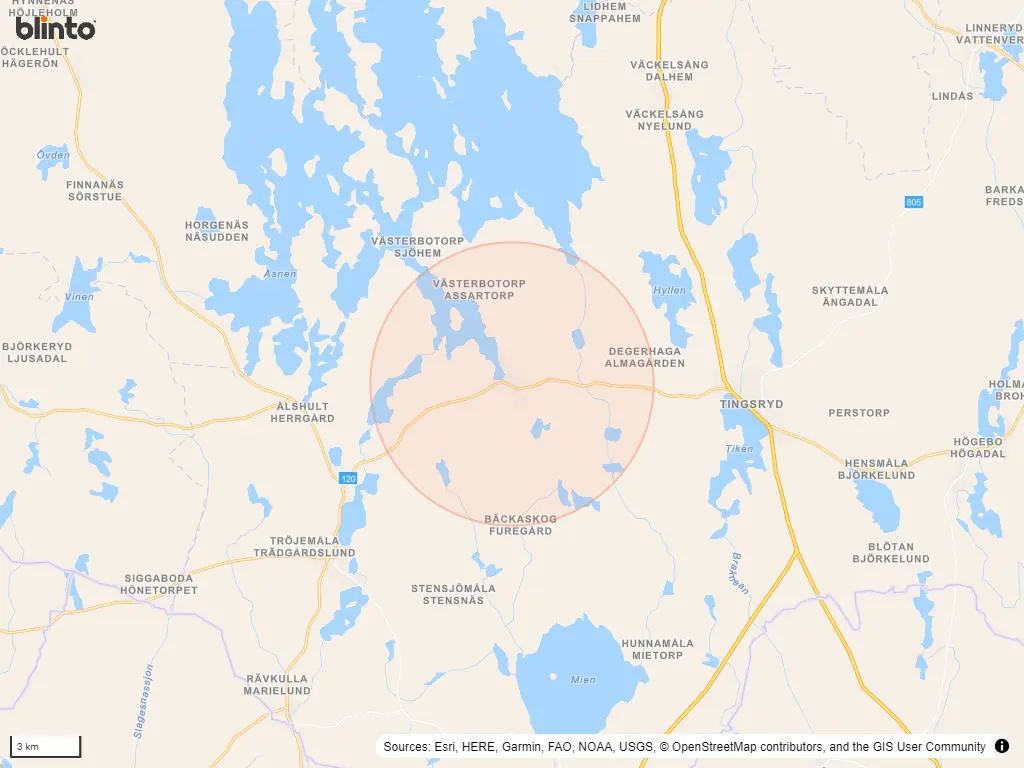 Karta över Ursult