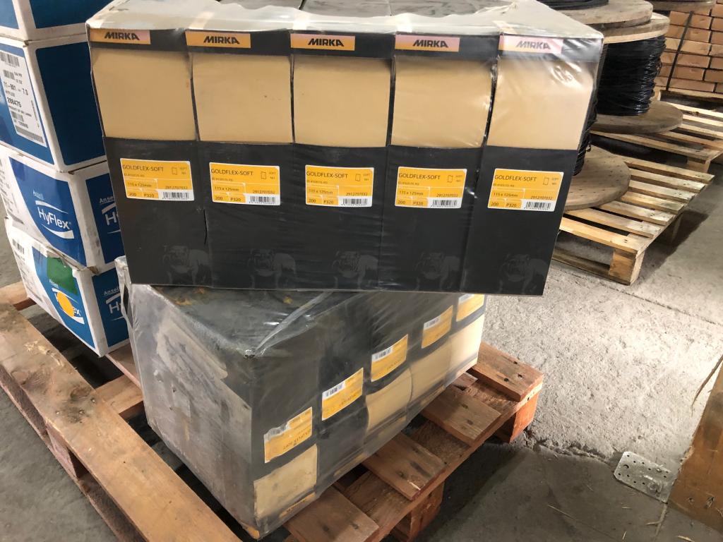 Mirka Goldflex Schleifpad – Weiches Schaumstoffpad, Körnung 180, 11.4x12.7 Cm, Für Handschleifen & Profile