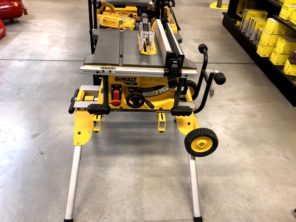 Nytt sågbord - DeWalt DCS 7485 54 volt | Blinto auktioner