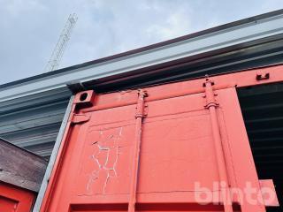 Container 2 st 40fot Containers med Tak Blinto