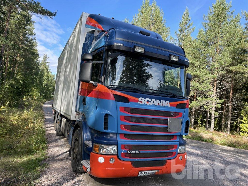 Scania R480 Rigid Skåplastbil - Scania R480 | Blinto auktioner