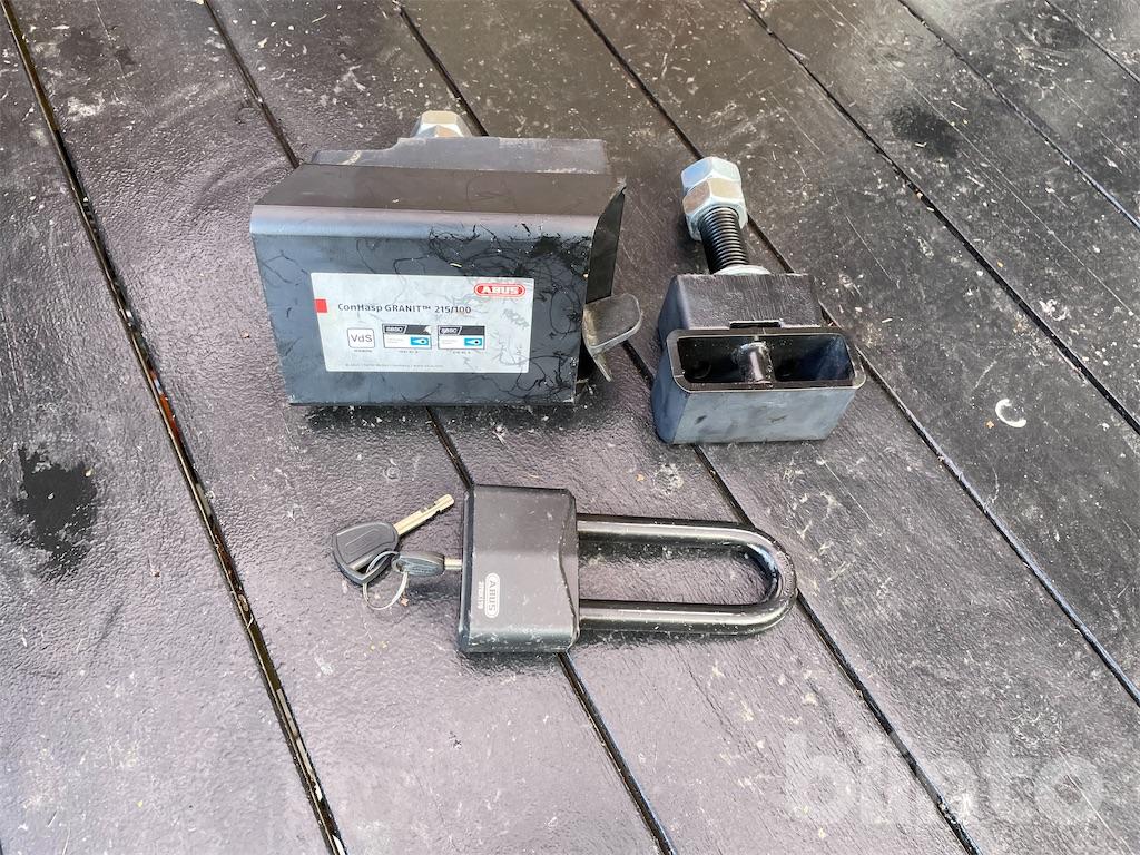 ABUS Containerschloss ConHasp 215 100 - Tür Zusatzschlösser