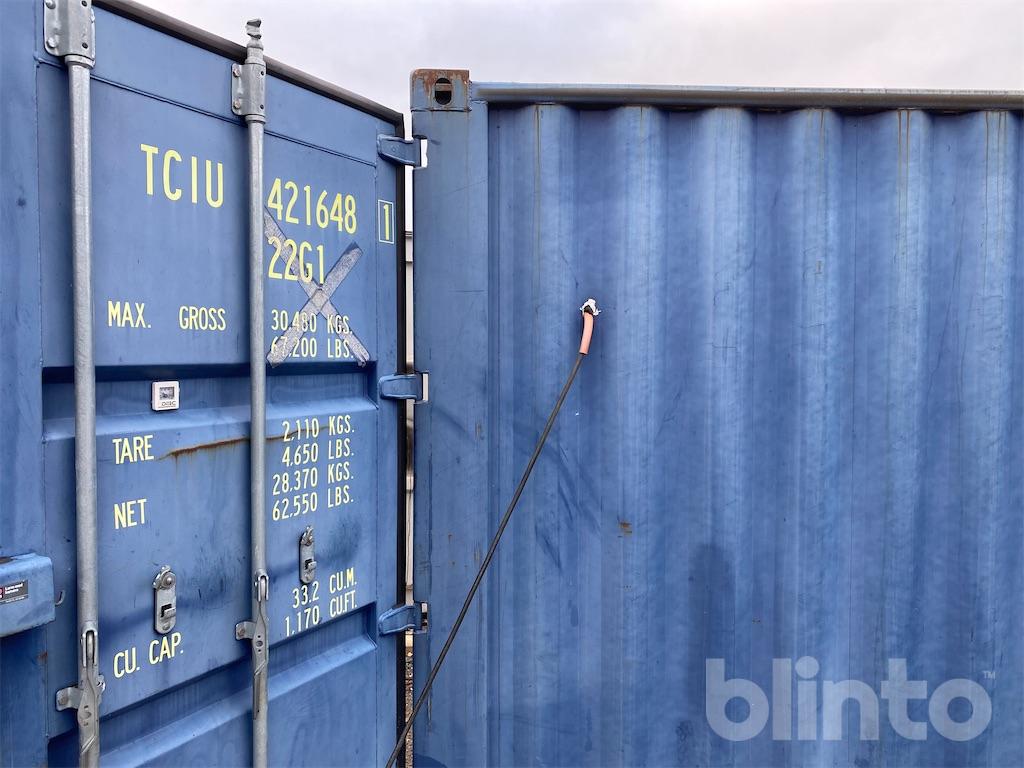 Verkstadsutrustad Container med utrustning