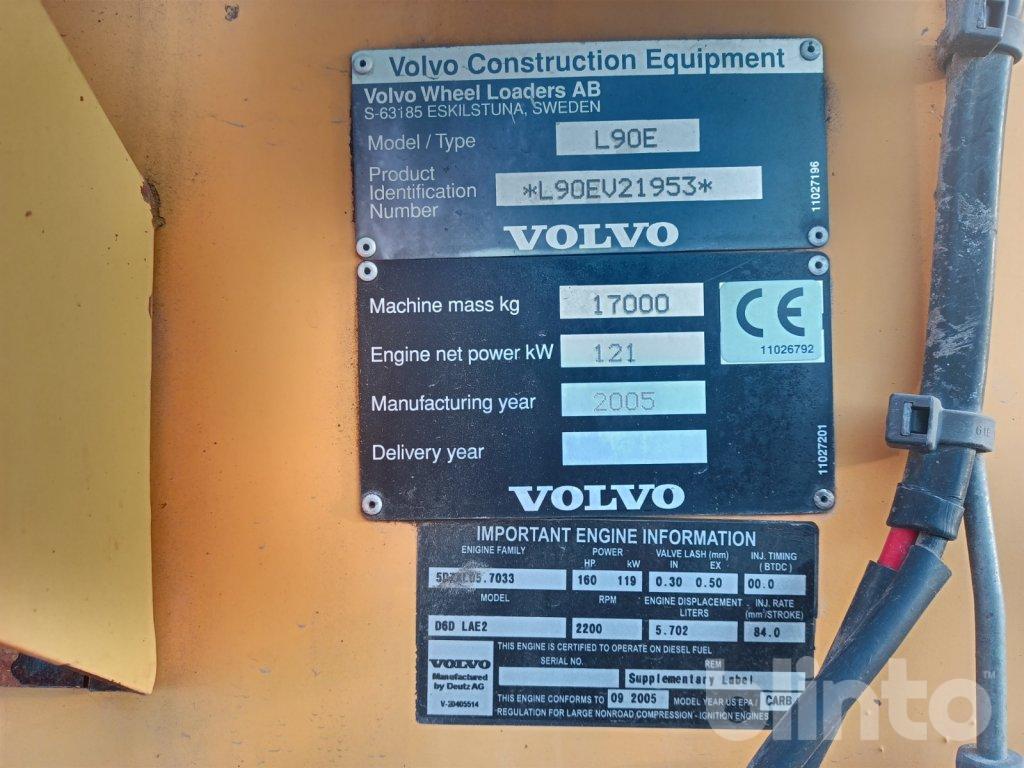 Hjullastare Volvo L90E defekt