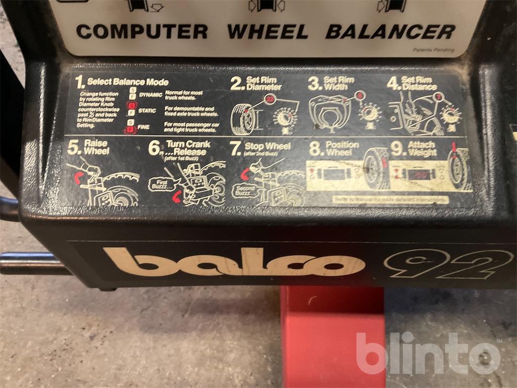 Balanseringsmaskin Balco 92