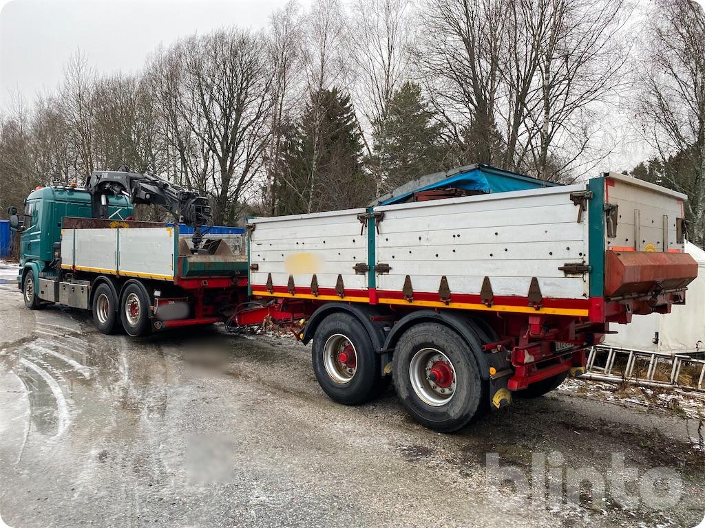 Tippbil med kran Scania G410 6x2 12.7 Automatisk, 411hk, 2015