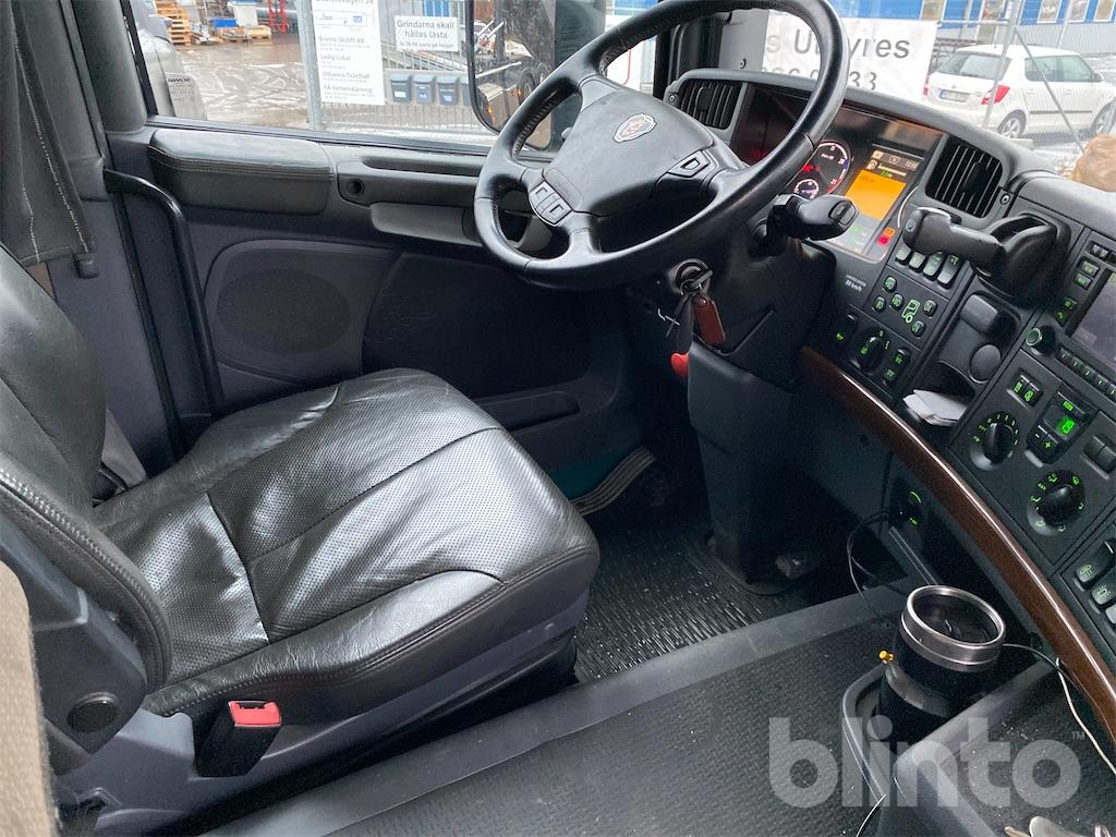 Tippbil med kran Scania G410 6x2 12.7 Automatisk, 411hk, 2015