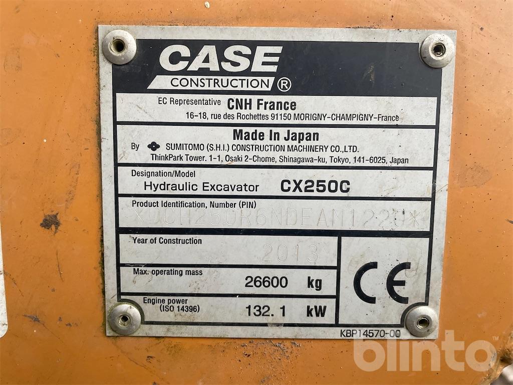 Bandgrävare Case CX250C