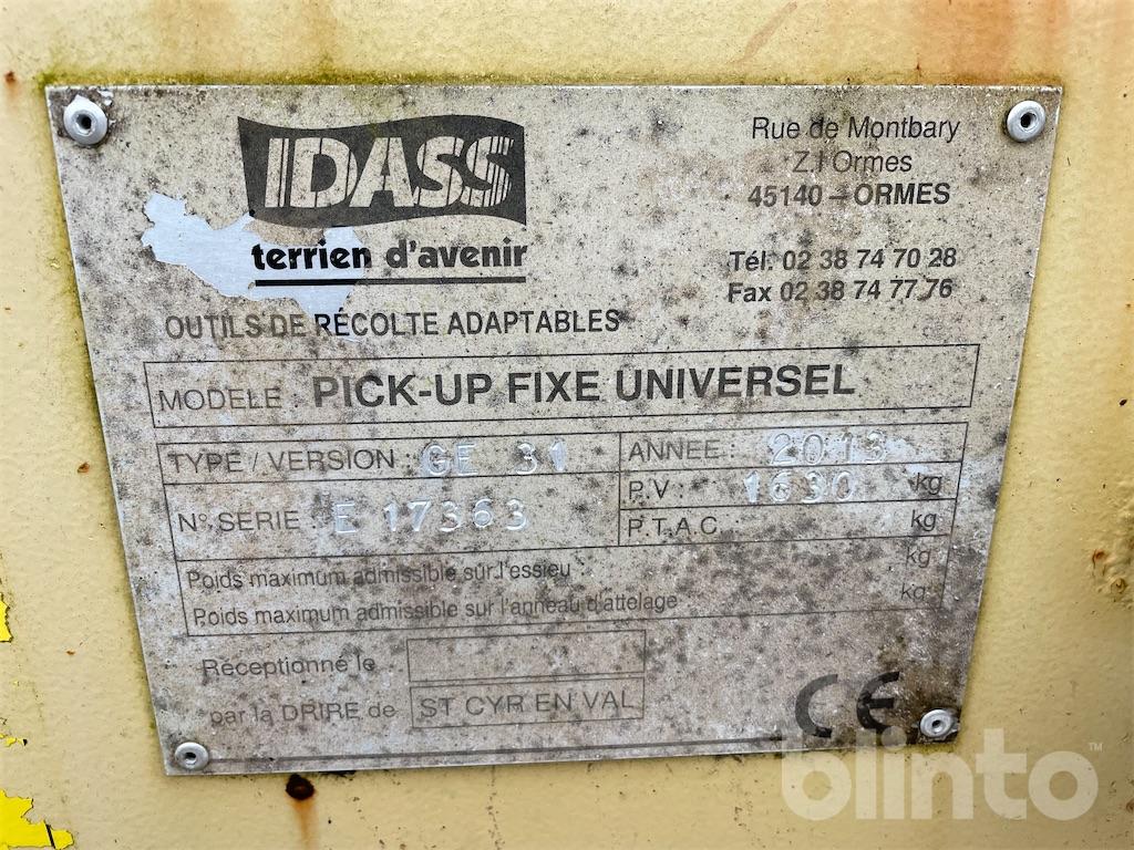 Pickup självgående Idass pick-up Fixe universal GE31