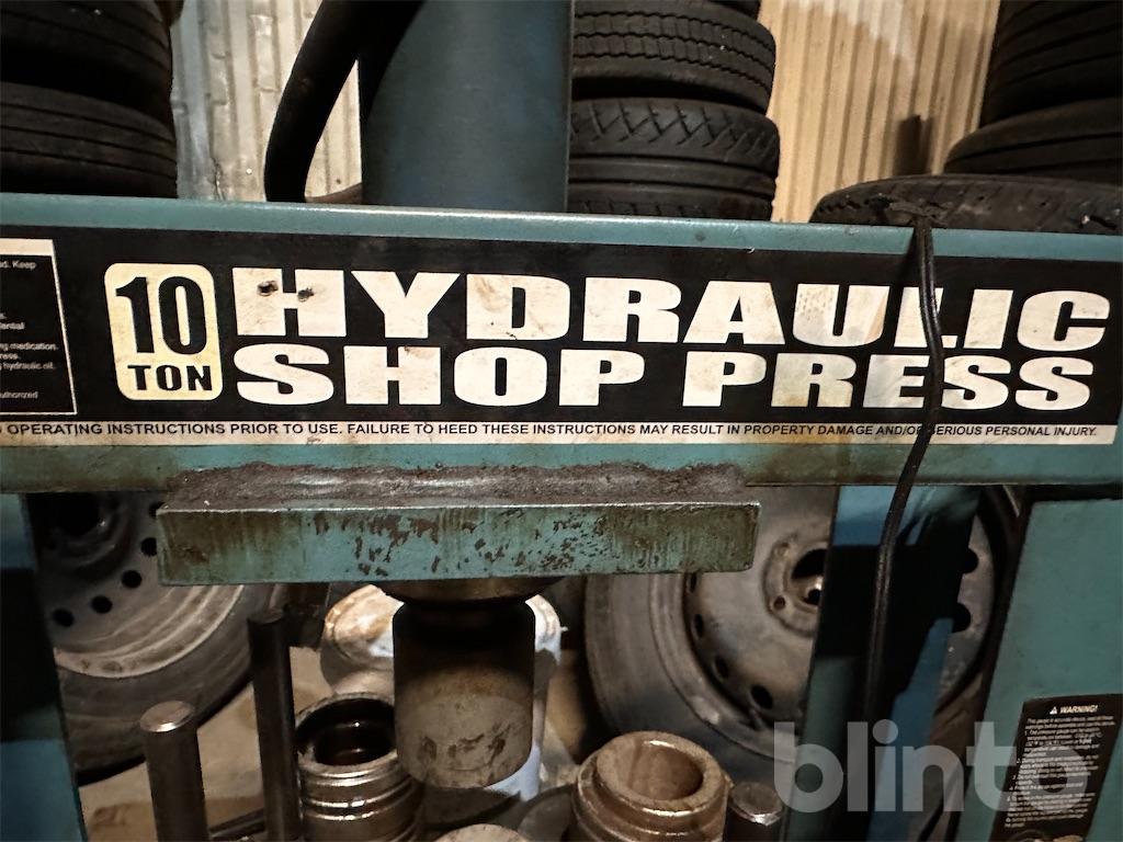Bilverkstad nedlagd Hydraulic Shop Press
