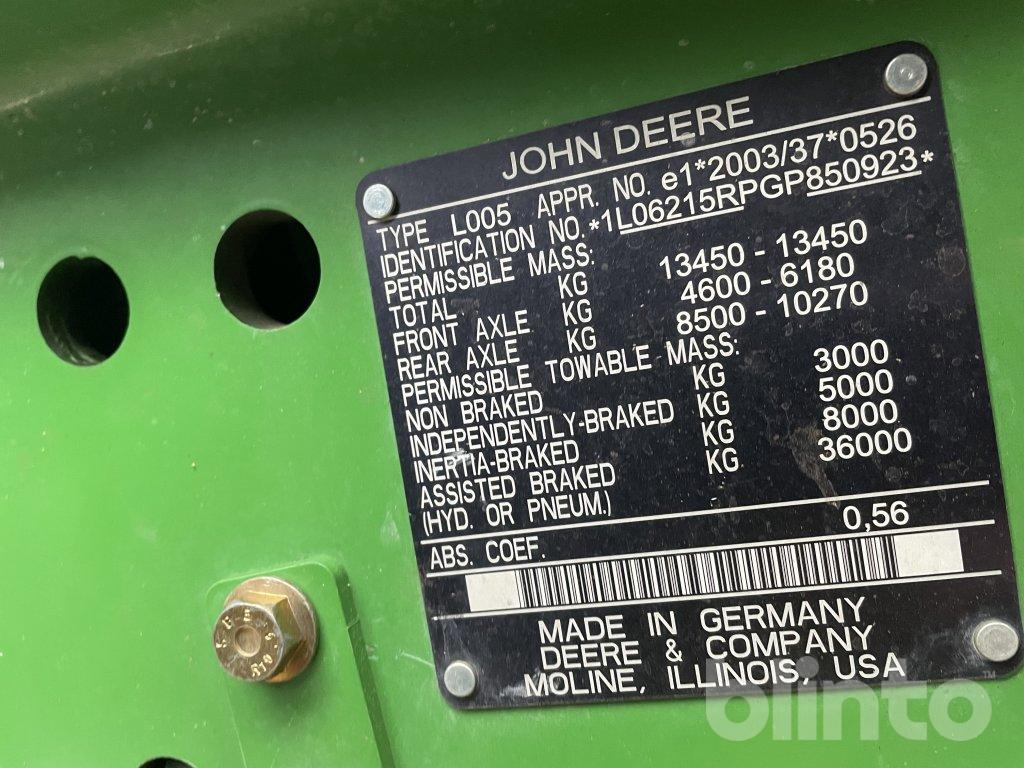 Traktor John Deere 6215 R