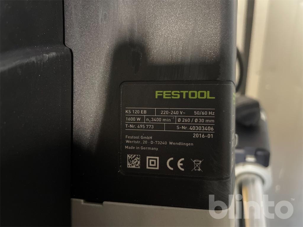 Kapsåg Festool KS 120 EB med stativ UG-Kapex