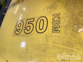 Borstelwals/borstel/bezem voor Kärcher KSM 950 / KMR 1050-598x285 mm PPL 6x2
