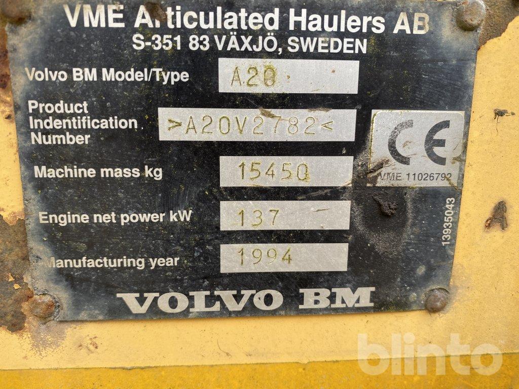 Dumper 6x6 Volvo BM A20