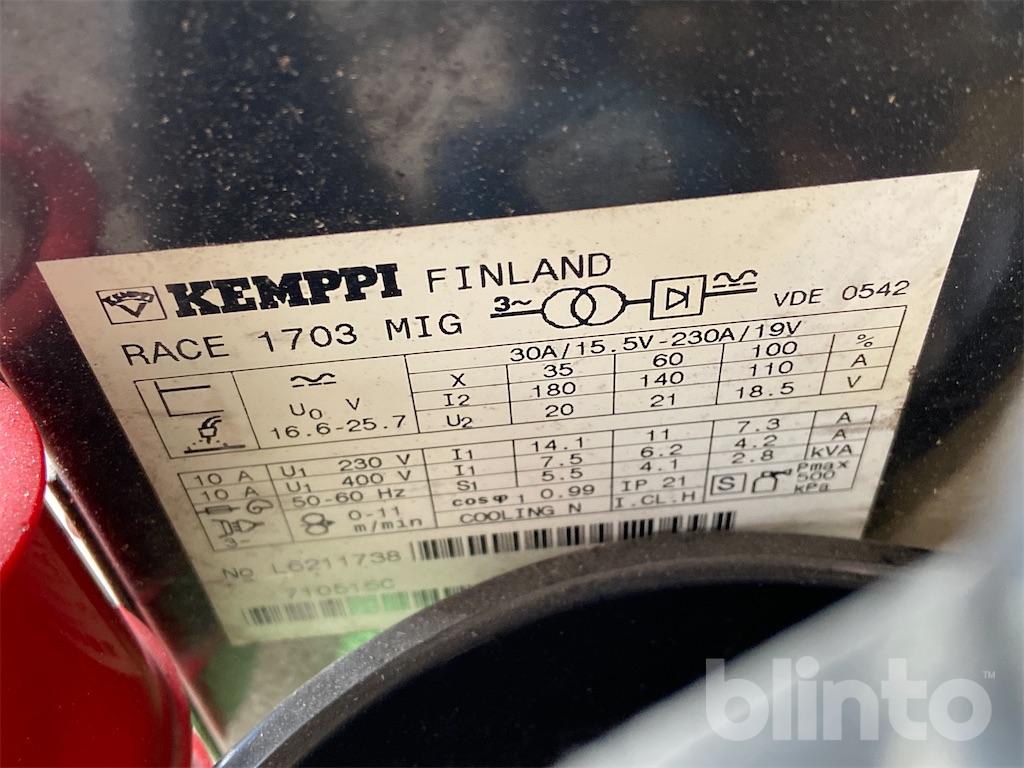 Mig Svets Kemppi Race 1703 Mig-Mag