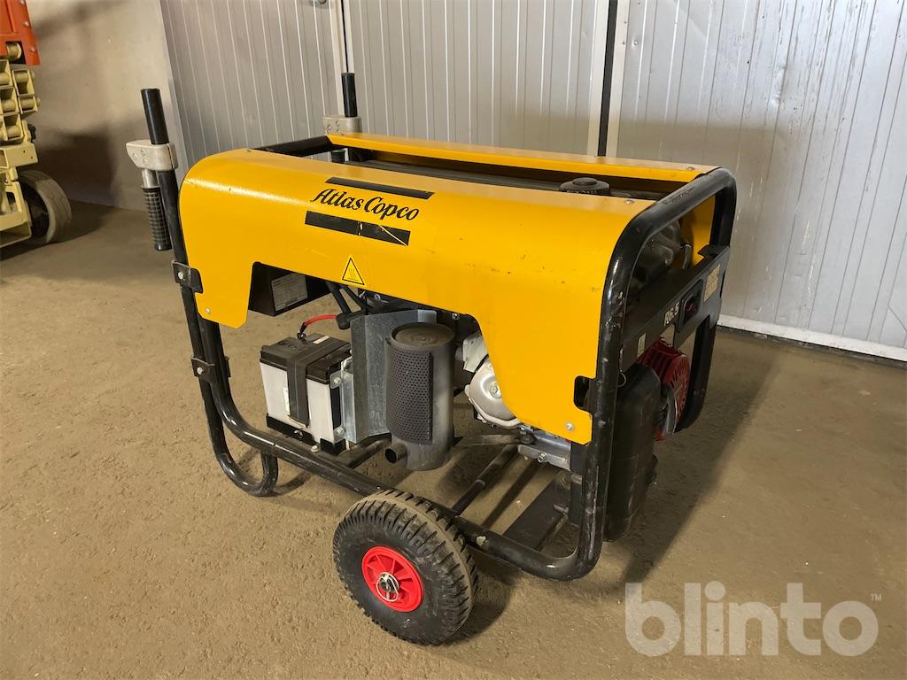 Generator - Atlas Copco QEP R6,5 | Blinto auktioner