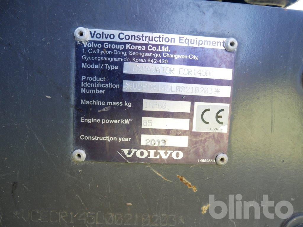 Bandgrävare Volvo ECR 145DL