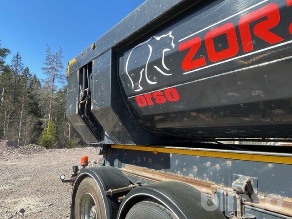 Grustrailer ekipage Volvo tandem med Zorzi trailer