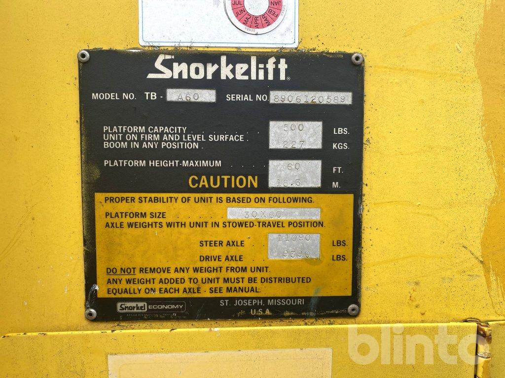 Bomlift Snorkelift A60