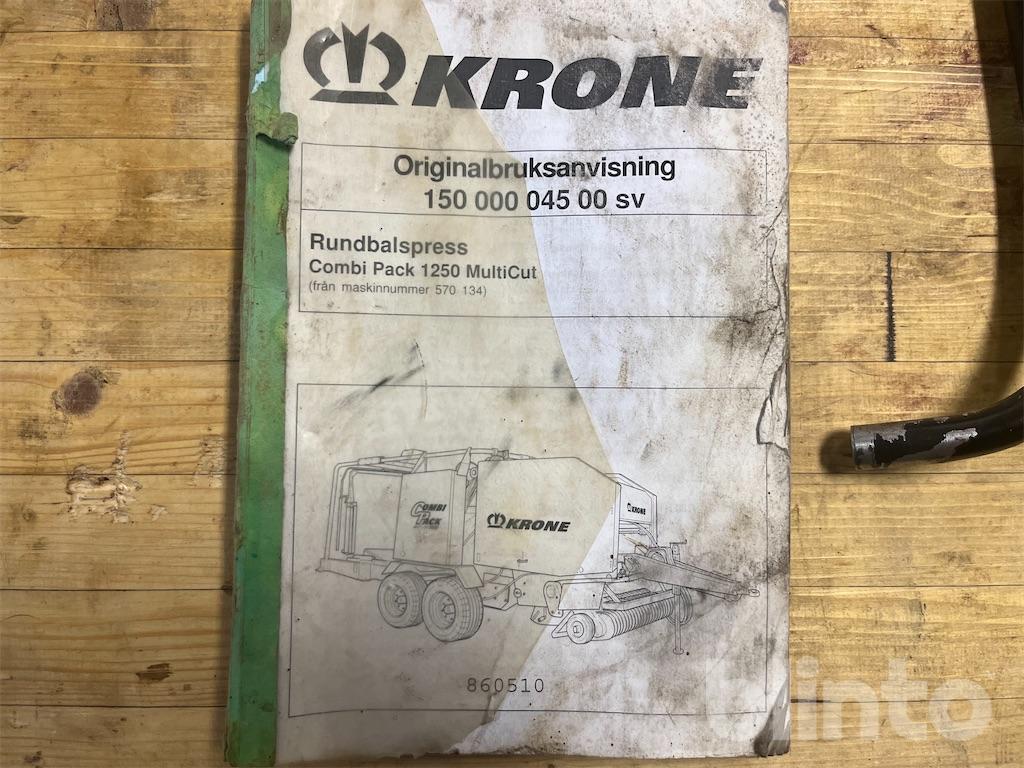 Rundbalspress Krone Combi Pack MultiCut 1250