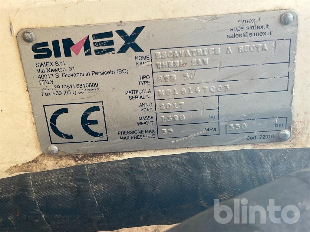 Fräshjul / Hjulsåg Simex RWE 50 S60